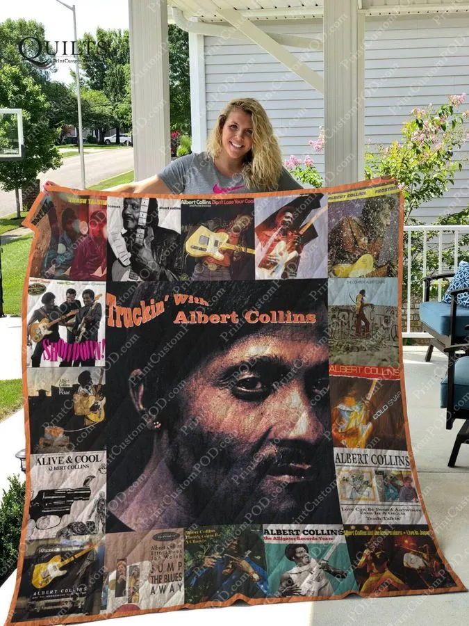 Albert Collins Albums 3D Customized Quilt Blanket