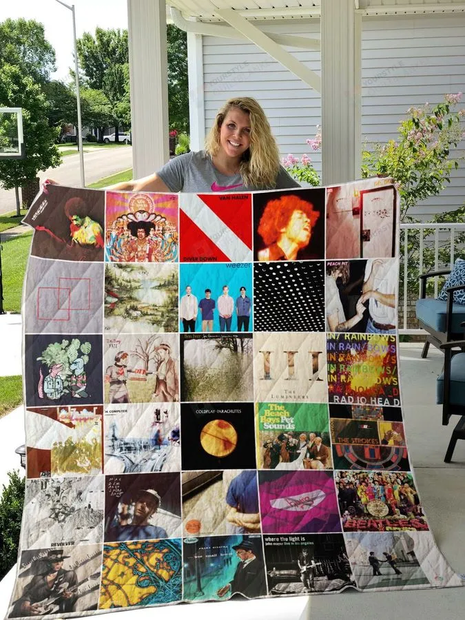 Album Covers Quilt Blanket Great Gifts For Birthday Christmas Thanksgiving Anniversary