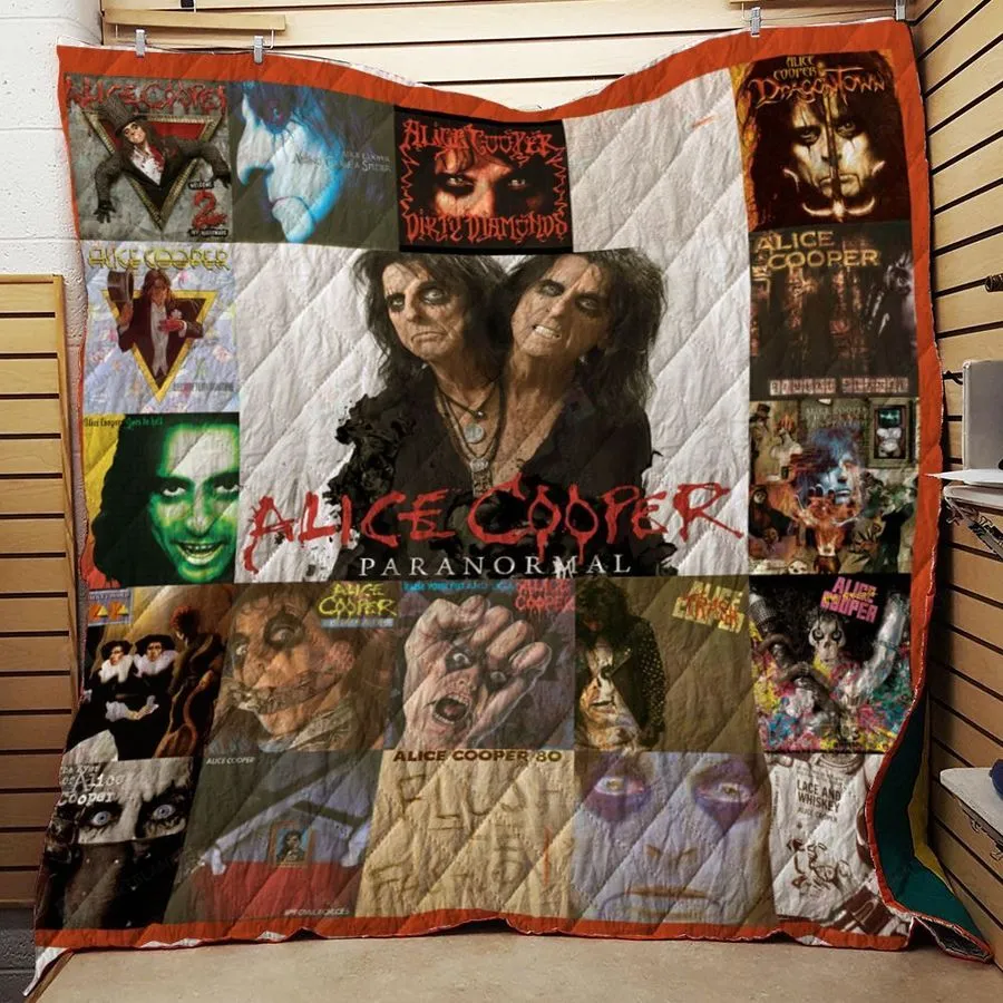 Alice Cooper Studio Albums Quilt Blanket