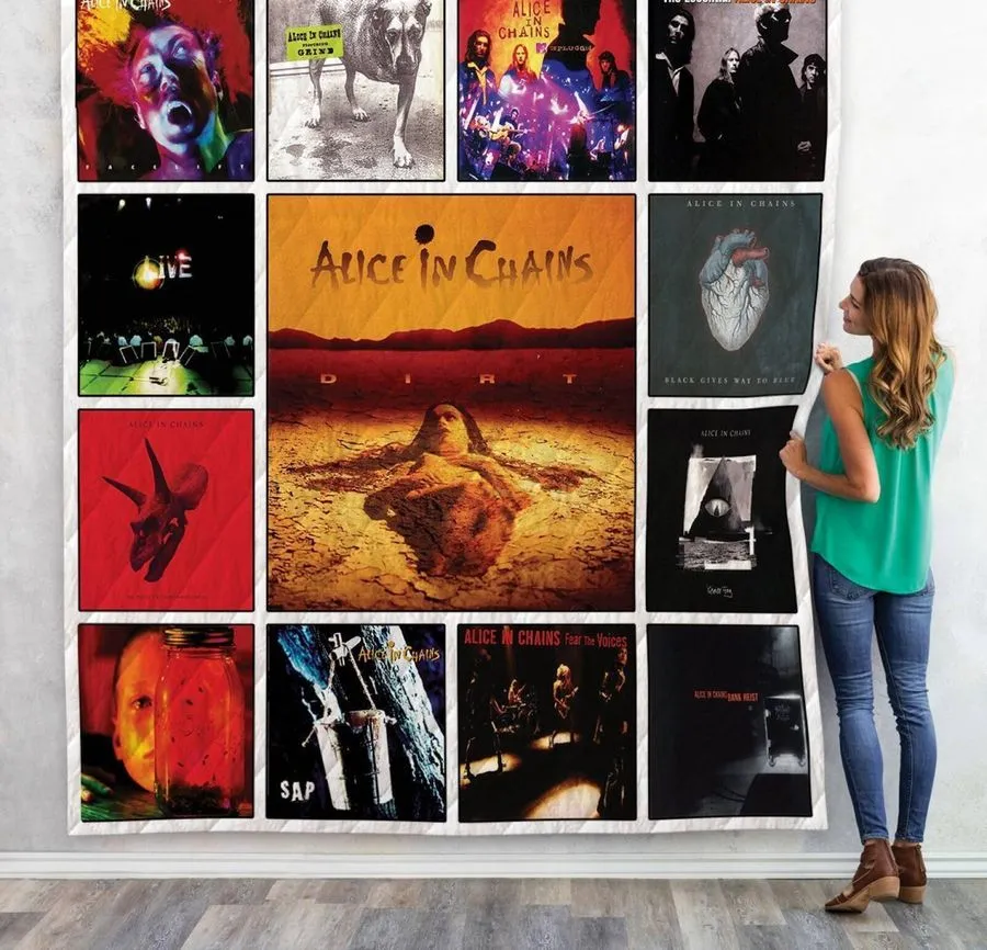 Alice In Chains 3D Customized Quilt Blanket