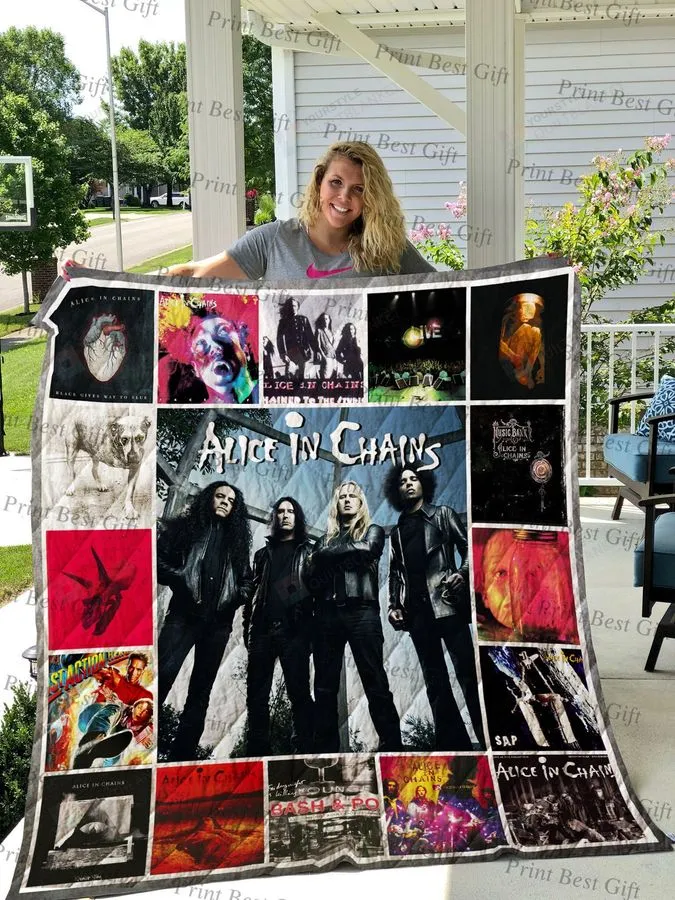 Alice In Chains Albums Cover Poster Quilt Blanket