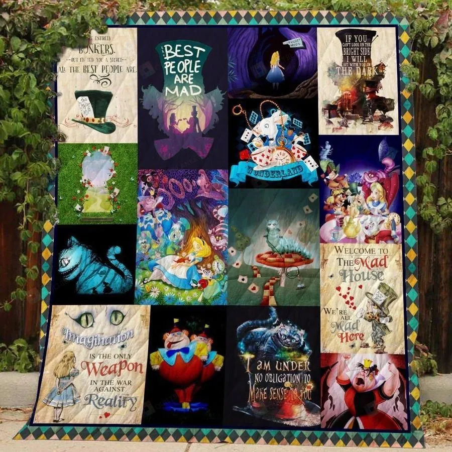 Alice In Wonderland Quilt Blanket On Sale!