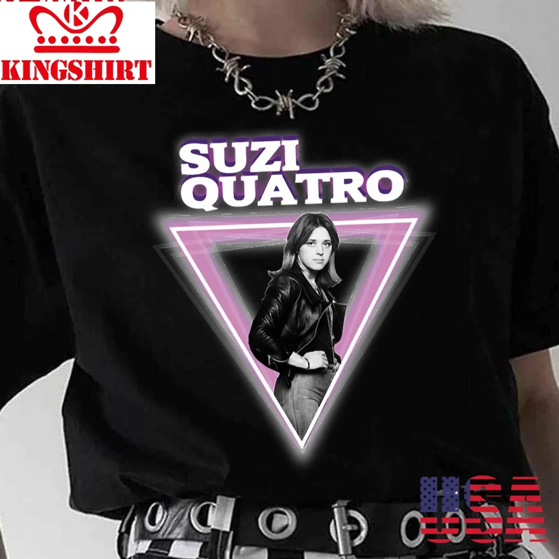 American Lady Suzi Quatro Unisex T Shirt
