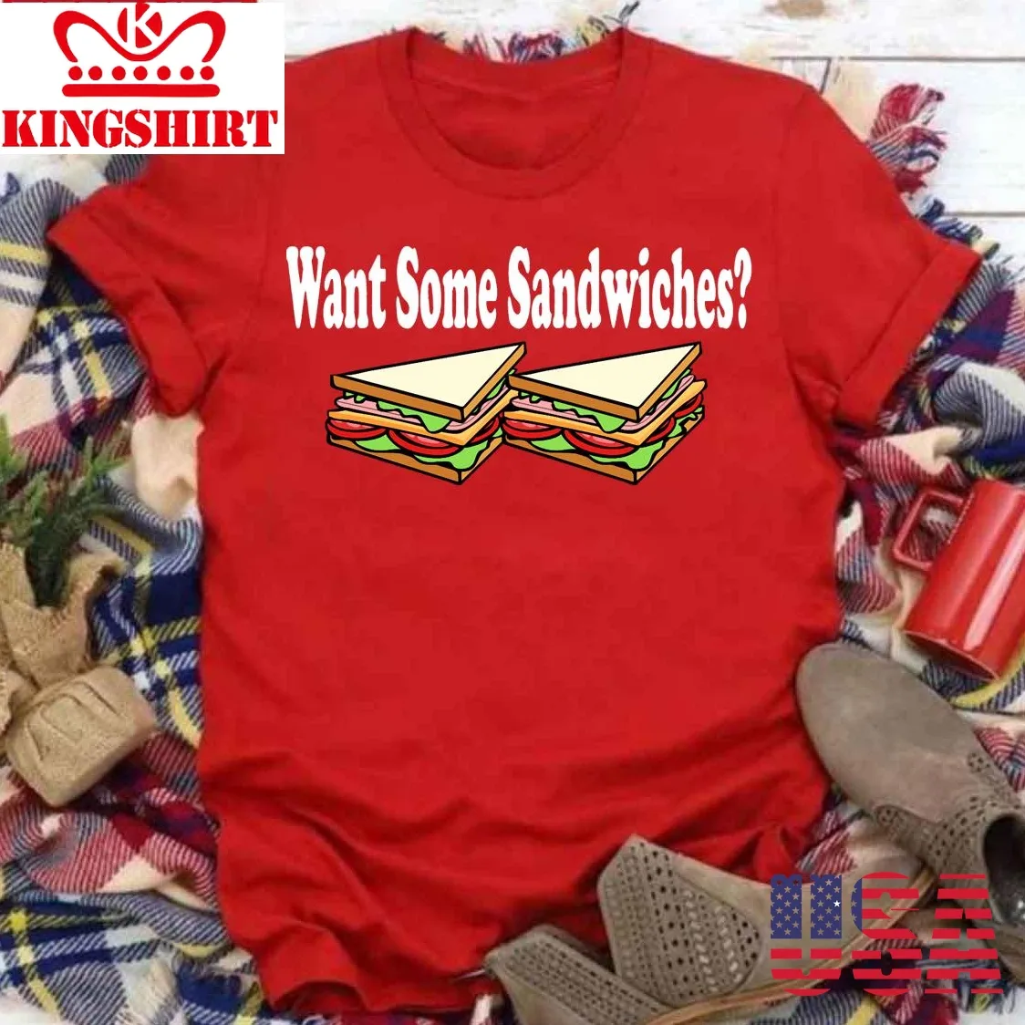 Bad Santa Want Some Sandwiches Unisex T Shirt