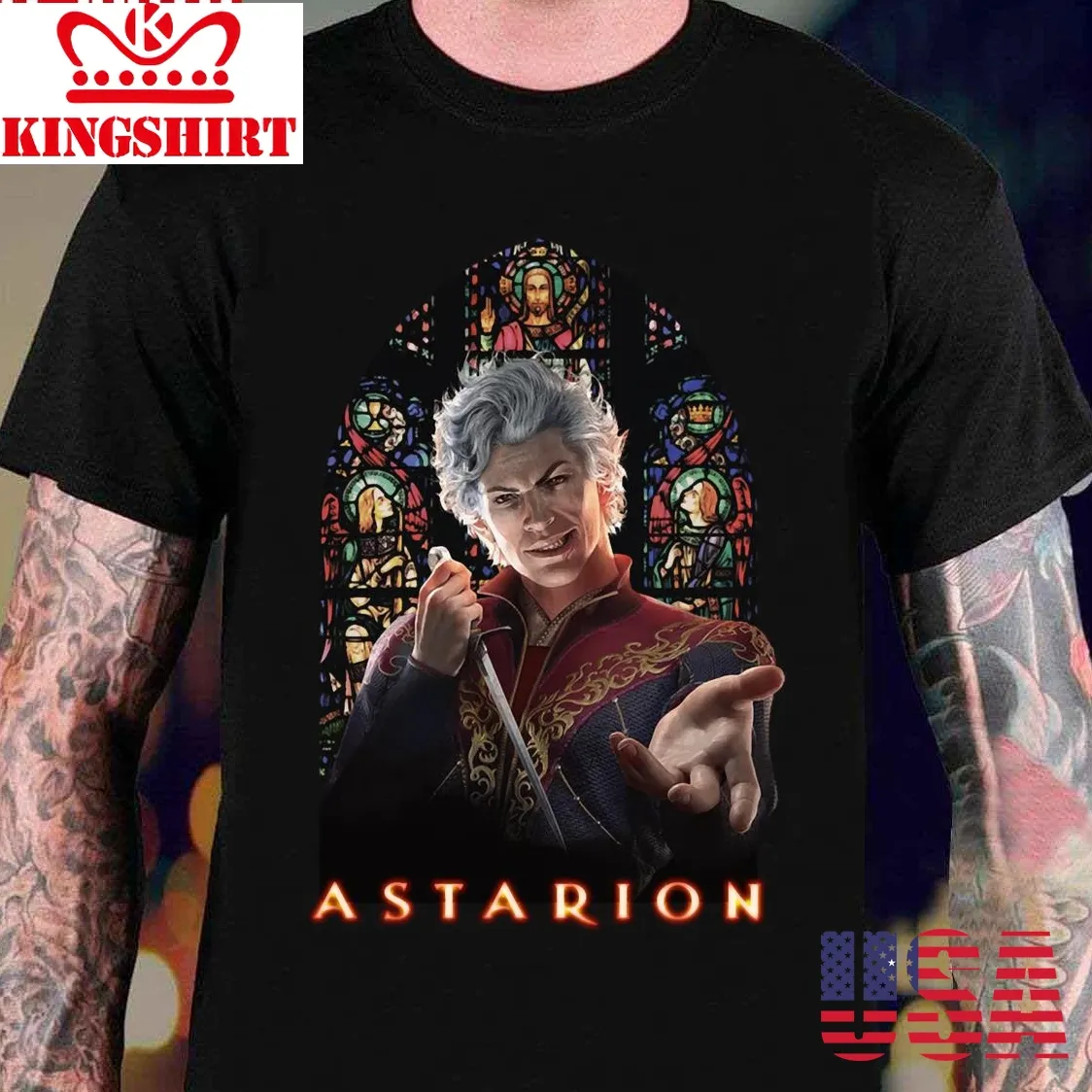 Baldur's Gate Character Astarion Unisex T Shirt