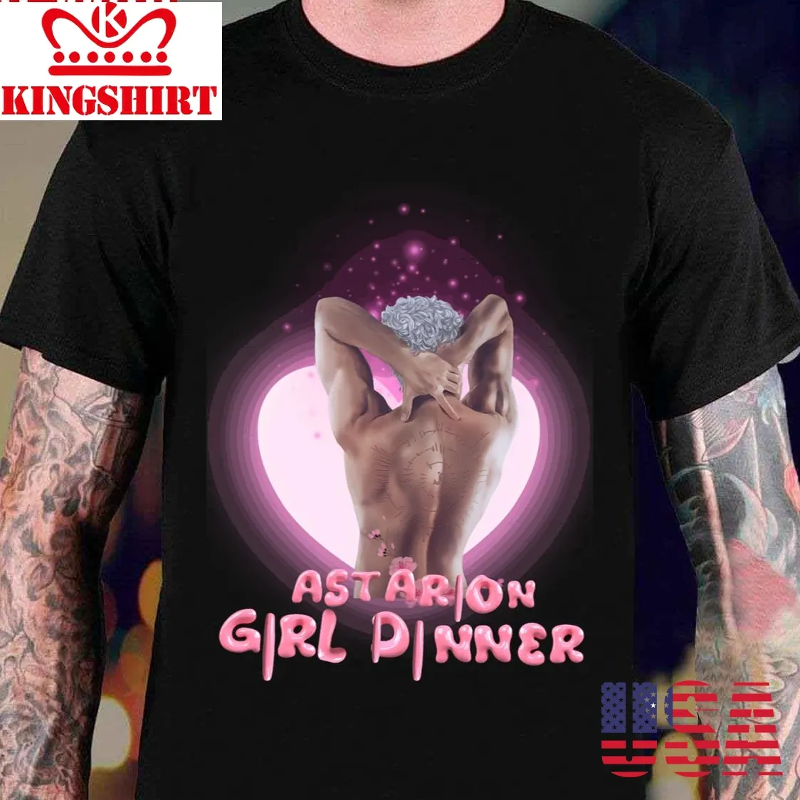 Baldur's Gate Game Astarion Girl Dinner Unisex T Shirt