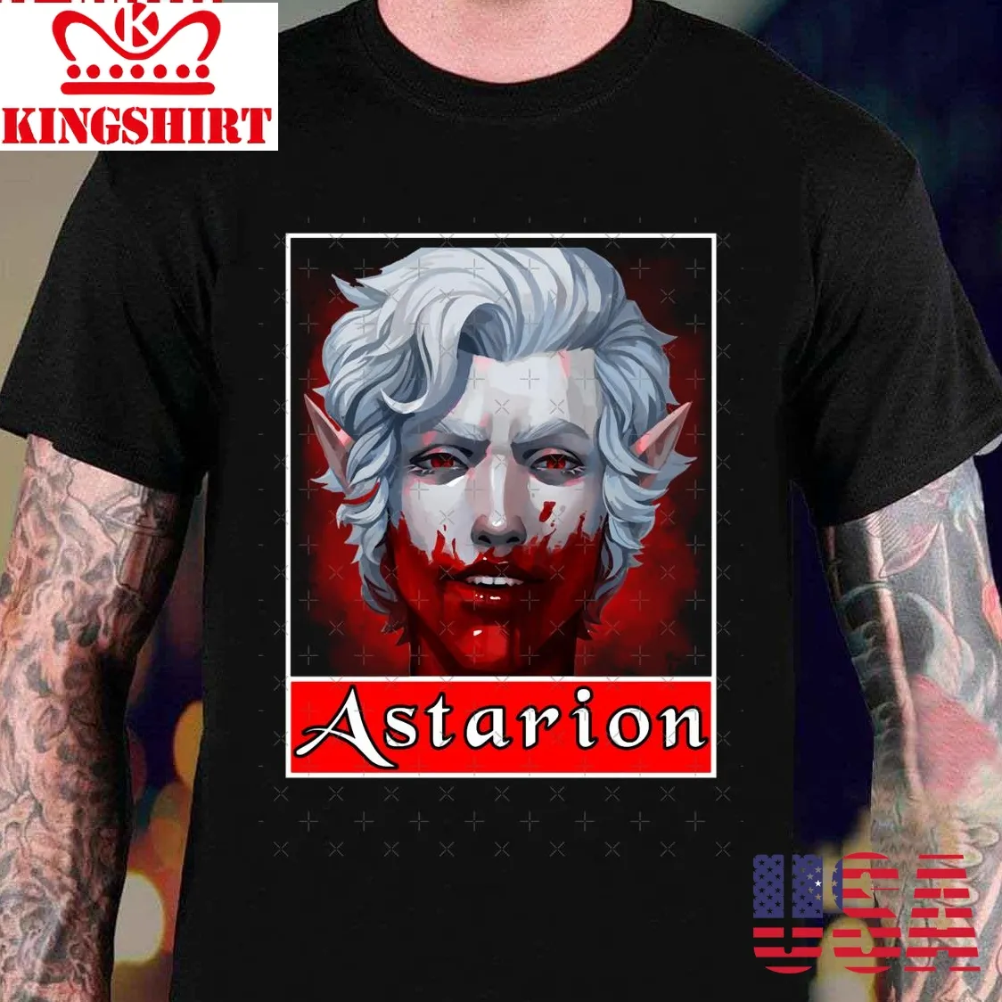 Bloody Astarion Baldurs Gate 3 Unisex T Shirt