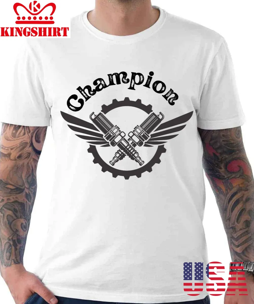 Champion Sparkplug Clutch Unisex T Shirt