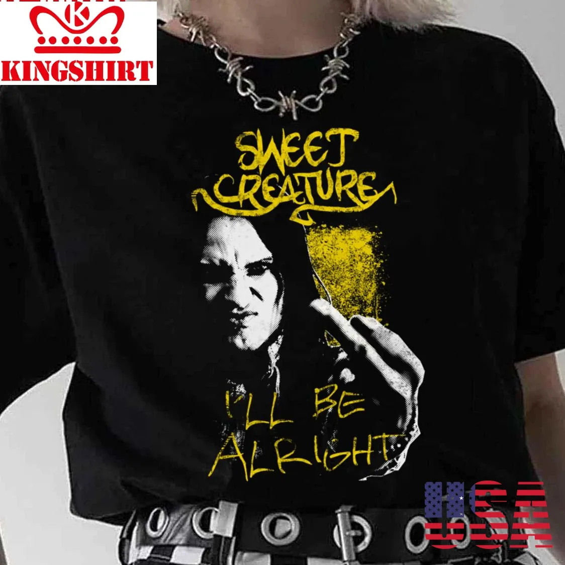 Creature Band I'll Be Alright Black Sweet Unisex T Shirt