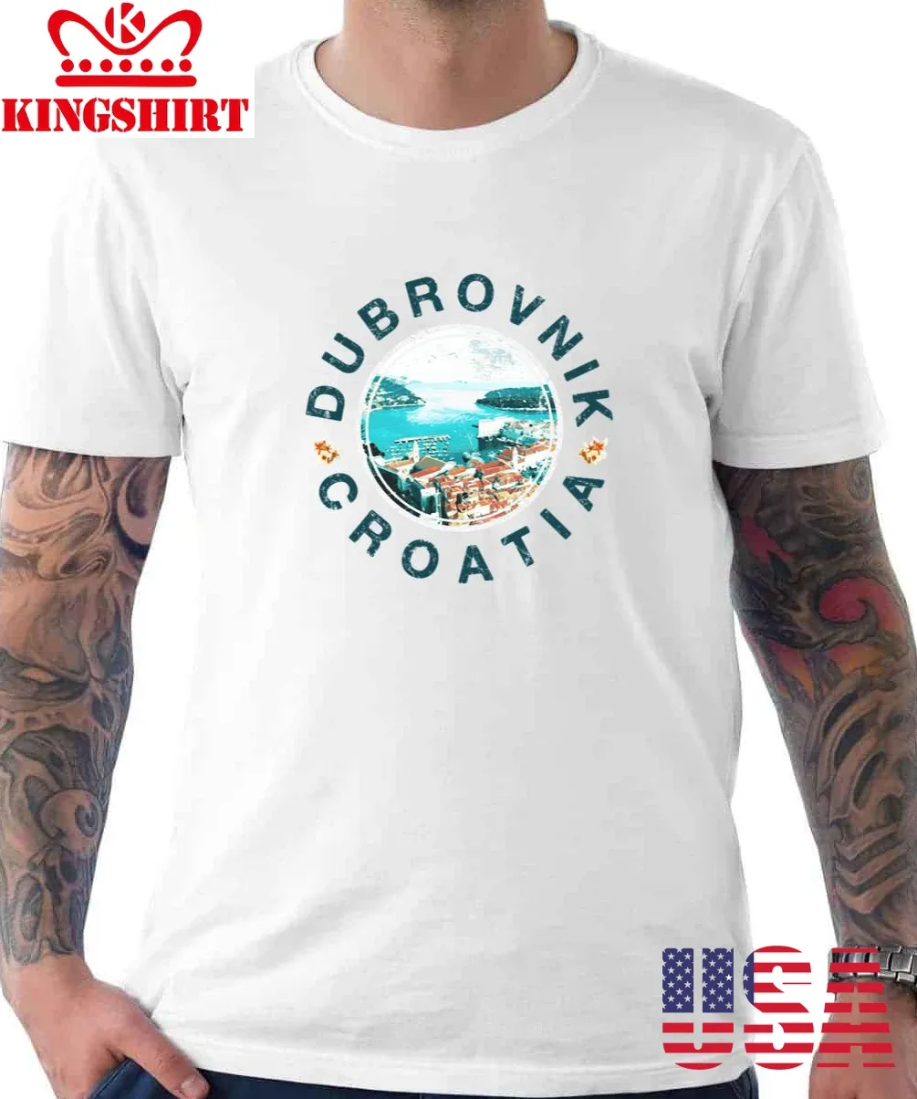 Croatia Dubrovnik Croatian Vintage Unisex T Shirt