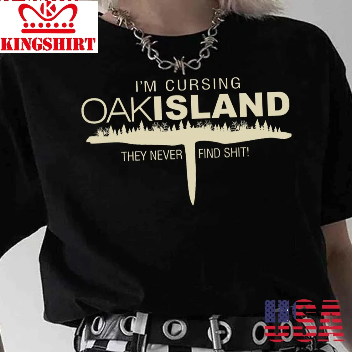 Cursing Oak Island Unisex T Shirt