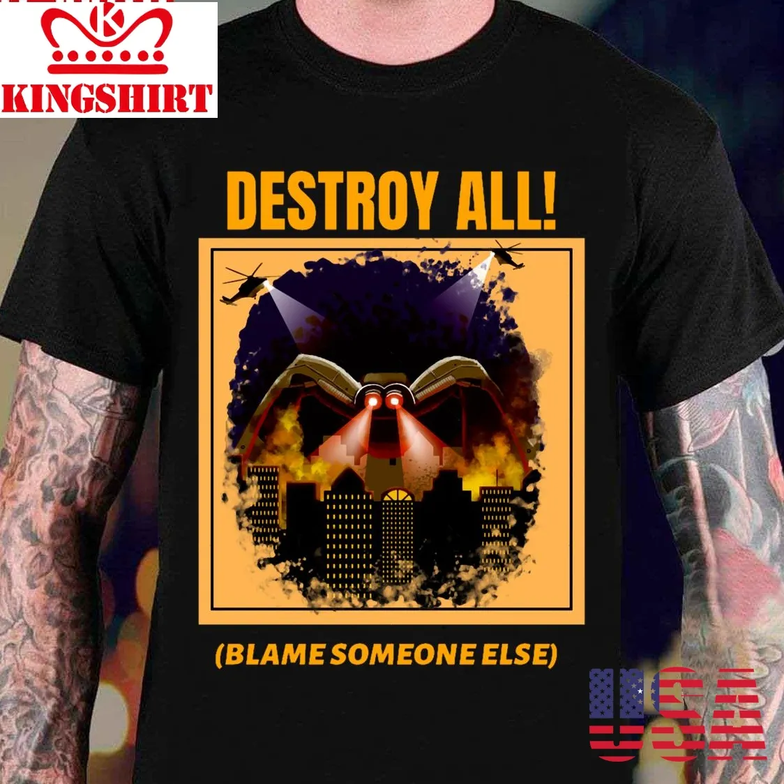 Destroy All Blame Someone Else Unisex T Shirt