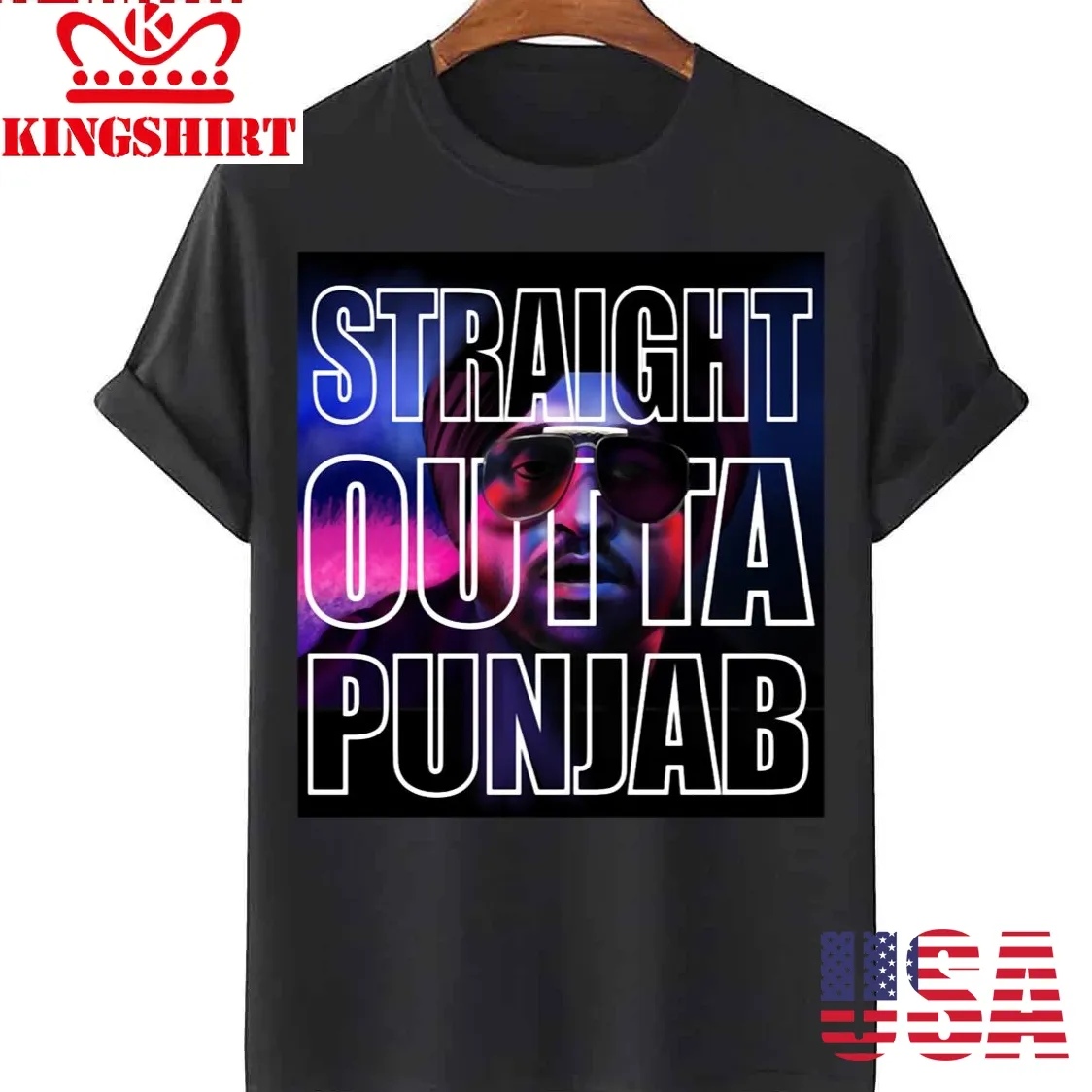 Diljit Dosanjh Straight Outta Punjab Unisex T Shirt