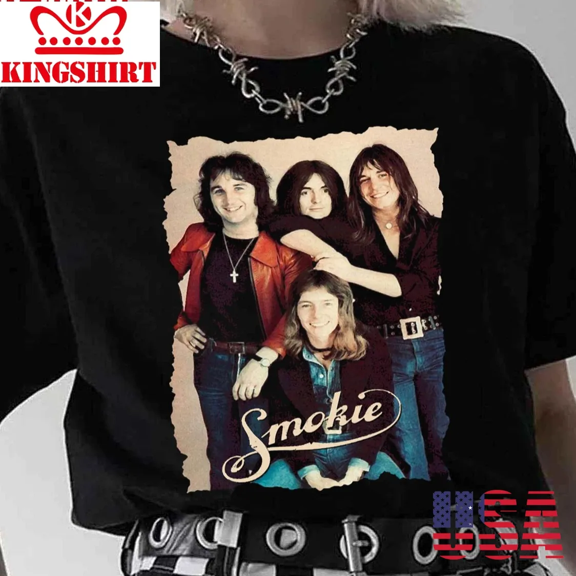 Don't Play Your Rock &8216;N' Roll To Me Smokie Band Unisex T Shirt