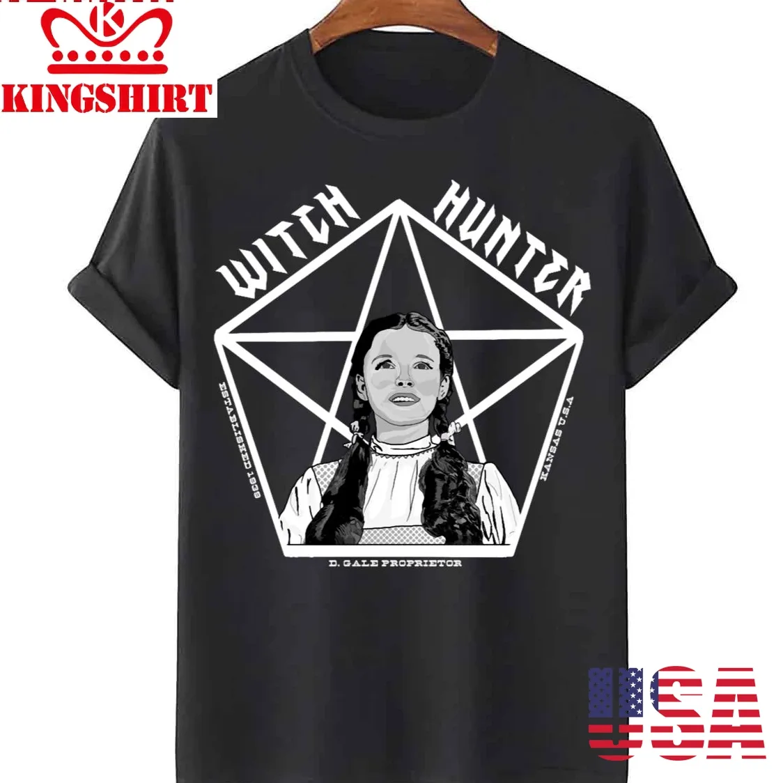 Dorothy Gale Witch Hunter Black &038; White Unisex T Shirt