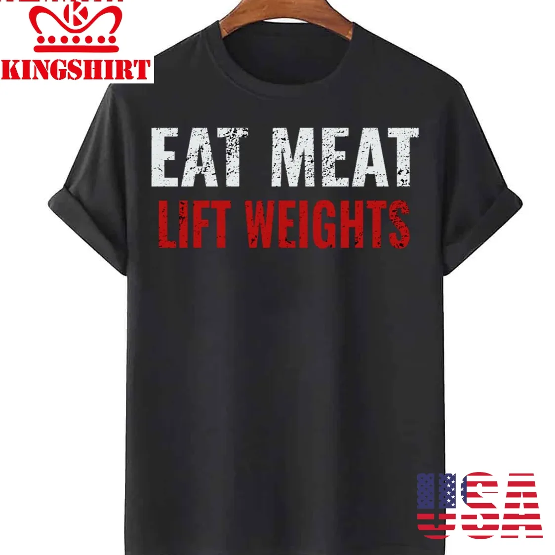 Eat Meat Lift Weights Carnivore Diet Unisex T Shirt