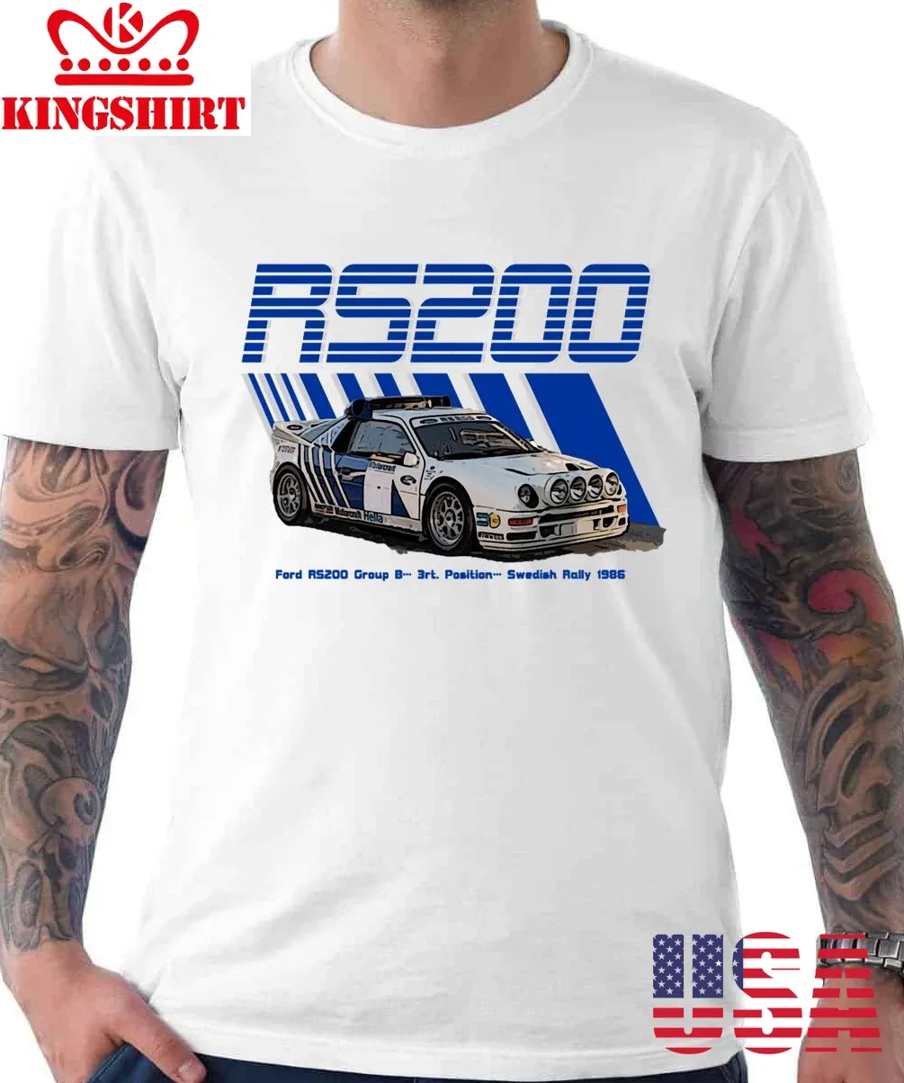 Ford Rs200 Rally Group B Unisex T Shirt