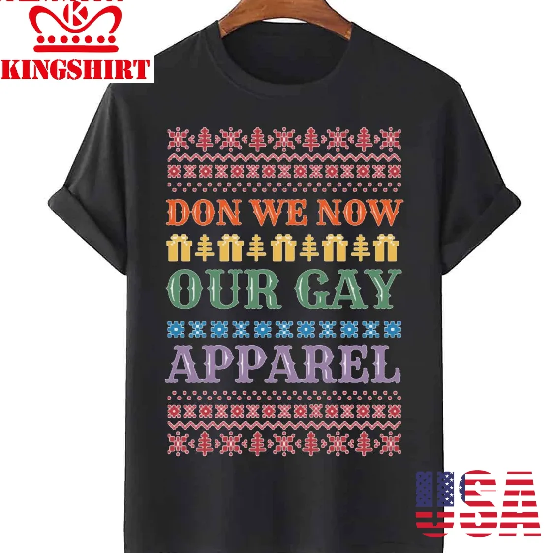 Gay Apparel Gay Pride Christmas Unisex T Shirt