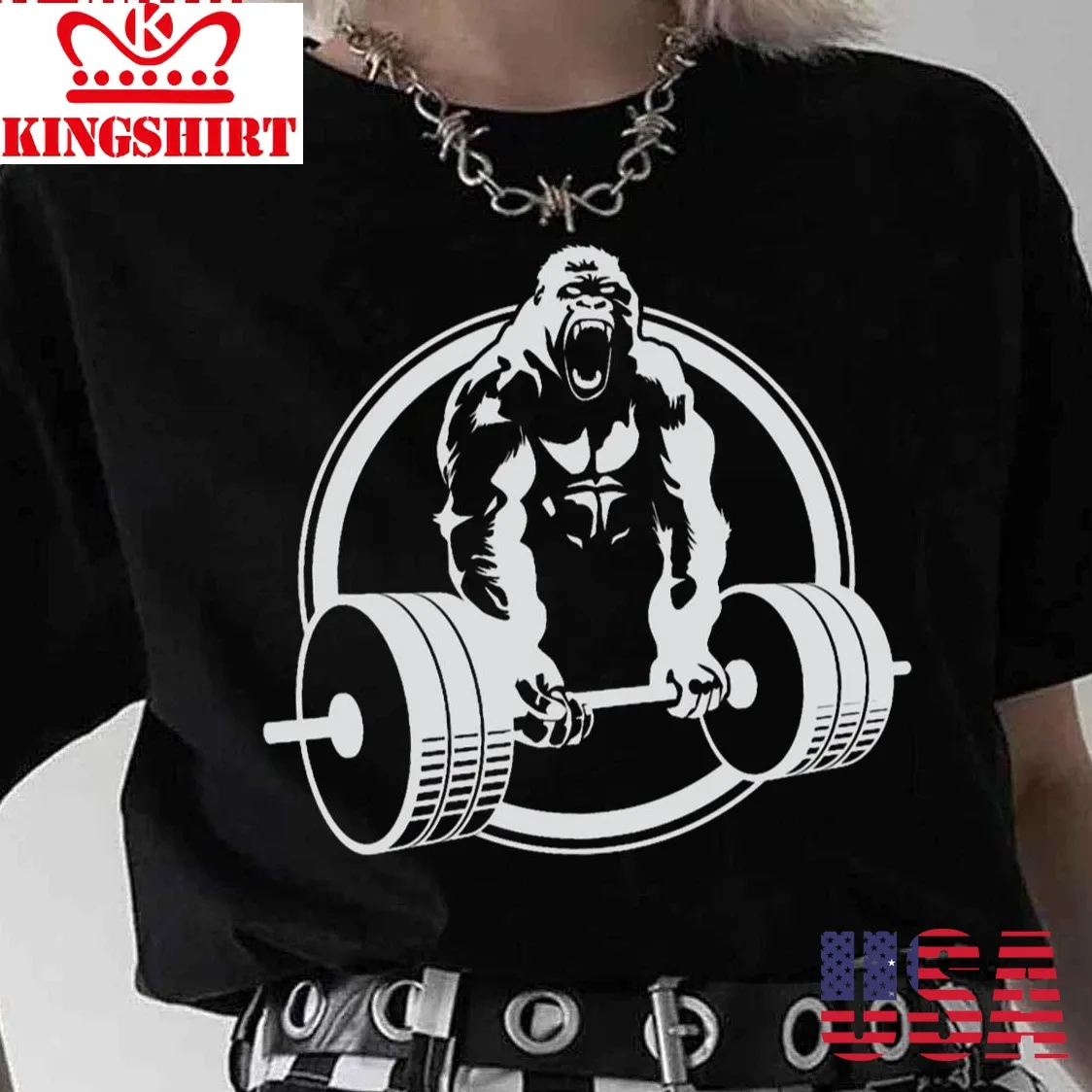 Gorilla Lifting Fitness Gym Tee Unisex T Shirt