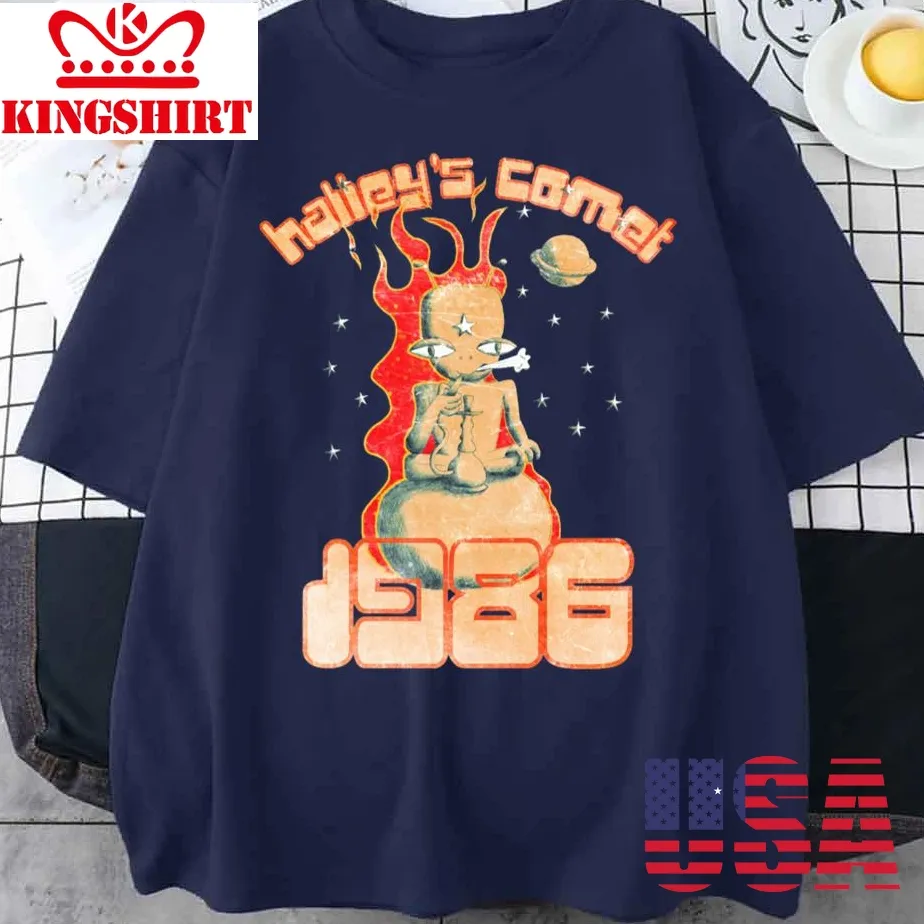 Halley's Comet 1986 Vintage Unisex T Shirt