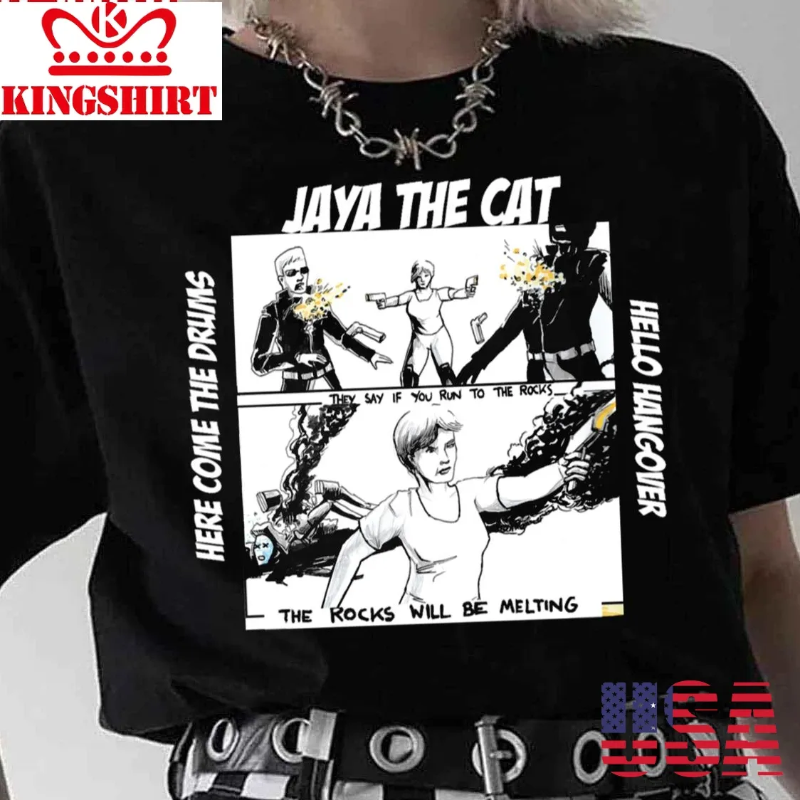 Here Come The Drums Jaya The Cat Hello Hangover Unisex T Shirt