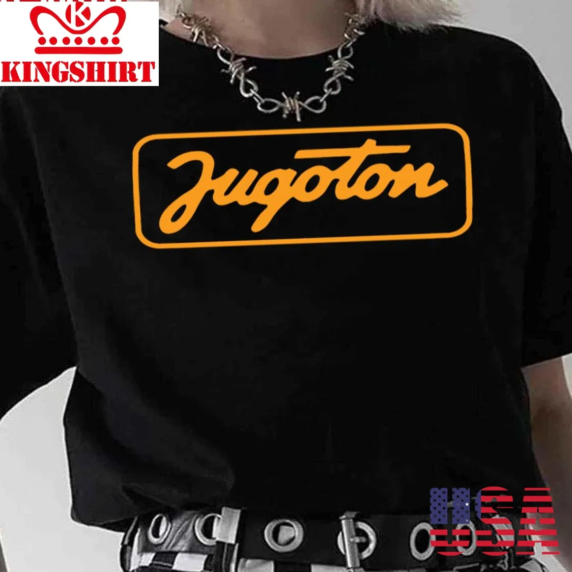 Jugoton Label Design Yugoslavia Orange Unisex T Shirt