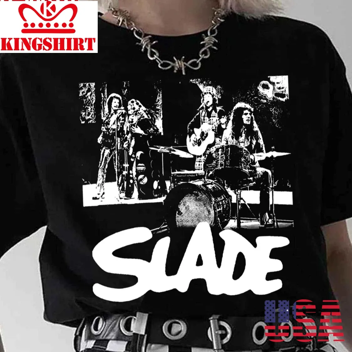 Look Wot You Dun Slade Rock Unisex T Shirt