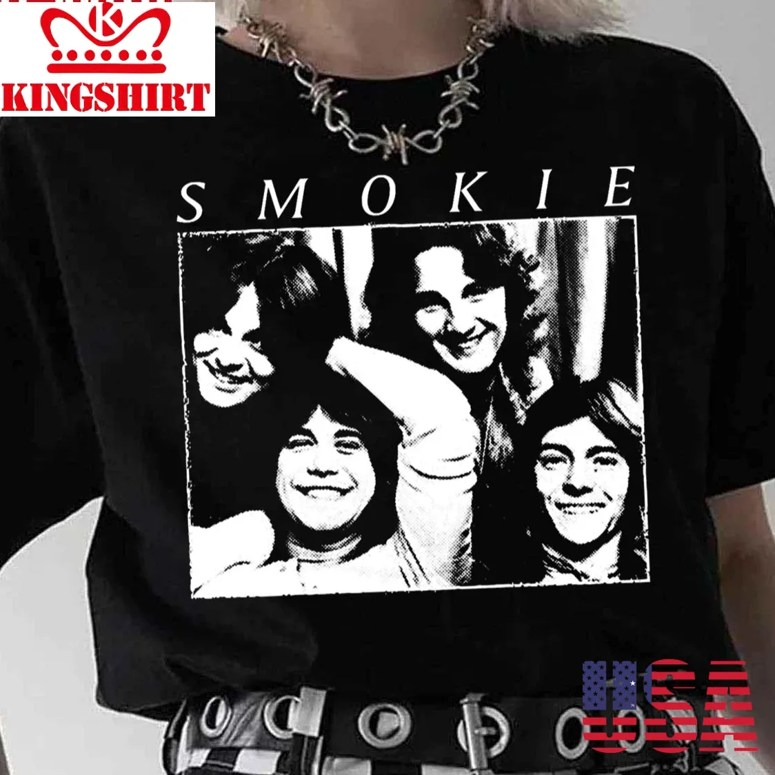 Mexican Girl Smokie Band Unisex T Shirt