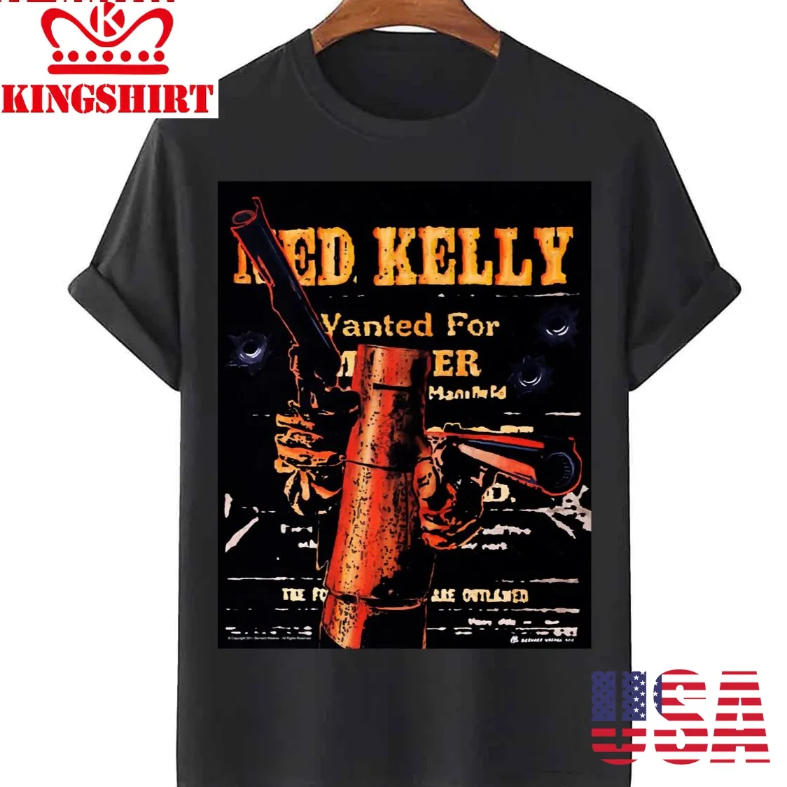 Ned's Angry Ned Kelly Unisex T Shirt