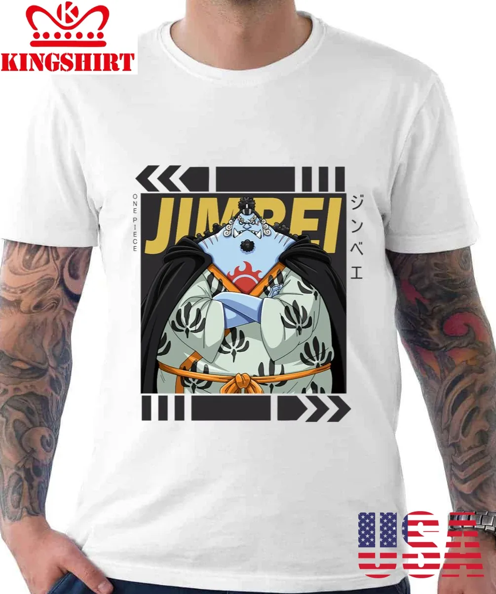 One Piece Jimbei Square Design Unisex T Shirt