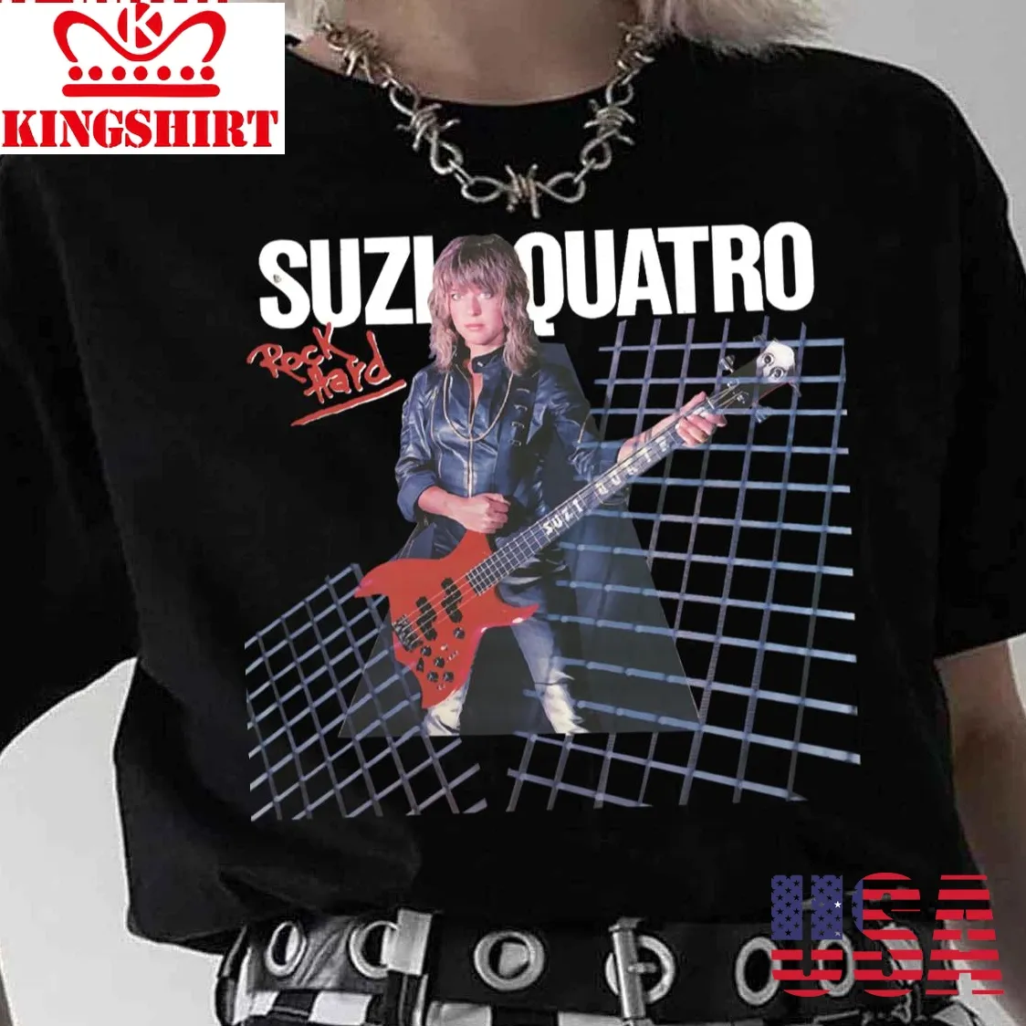 Pat Susan Rock Hard Unisex T Shirt