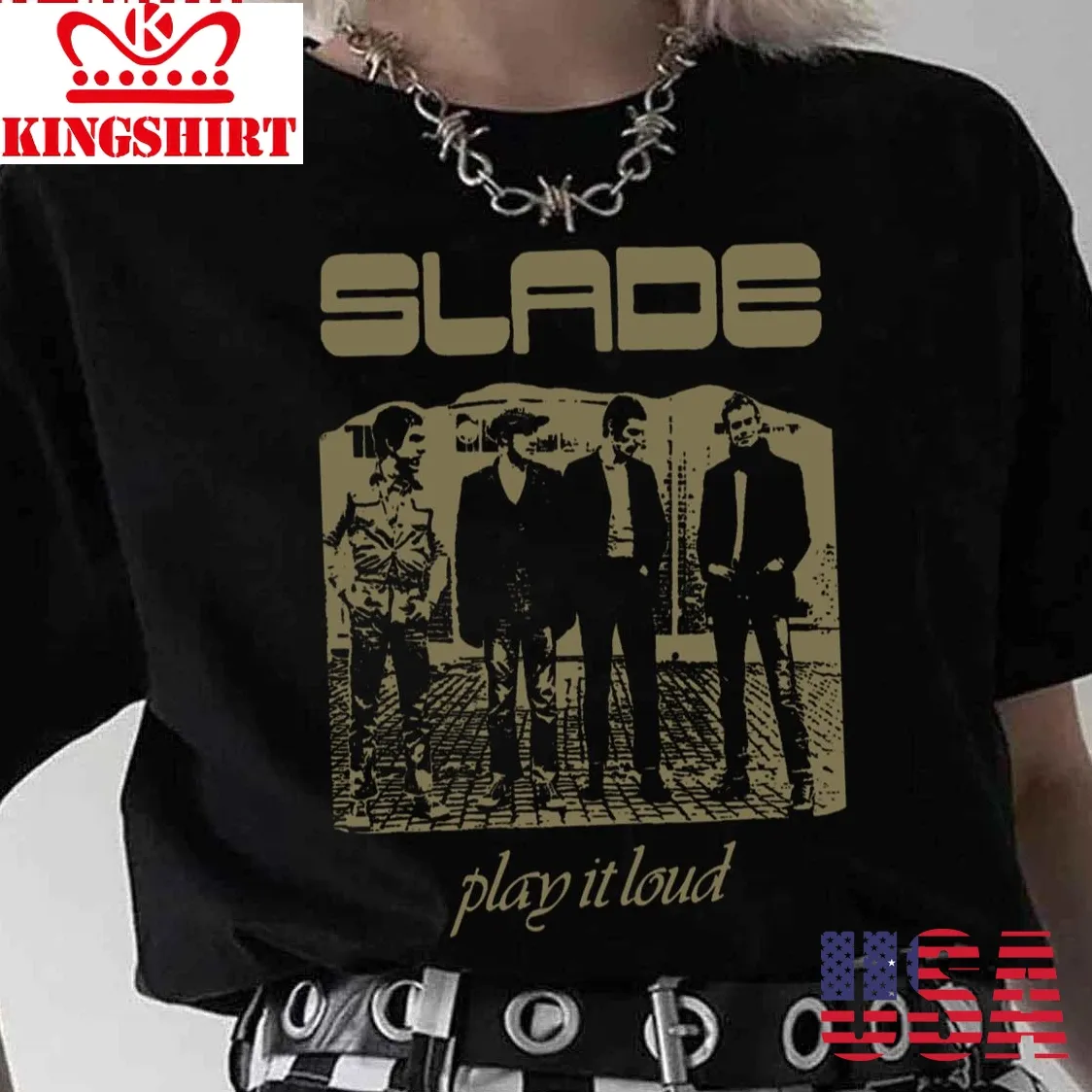 Play It Loud Slade Rock Unisex T Shirt