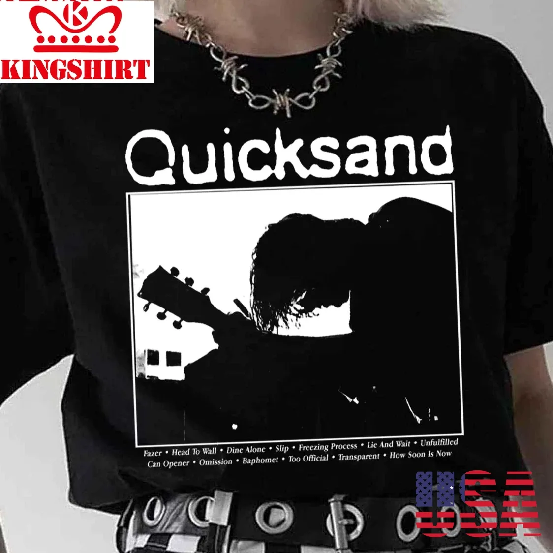Quicksand Fazer Tour Graphic Music Art Blk Unisex T Shirt