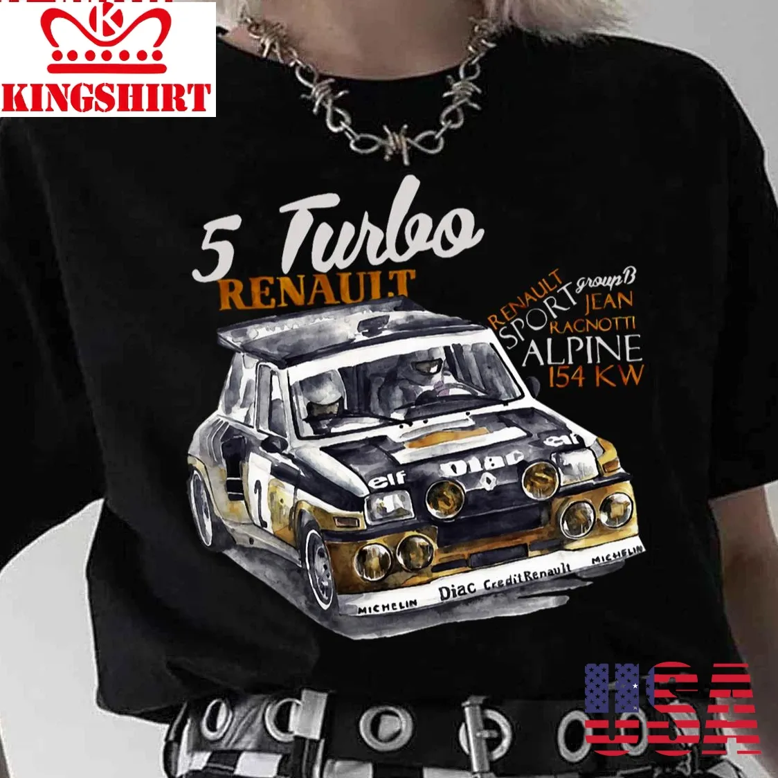 Rally Group B Renault 5 Turbo 27 Unisex T Shirt