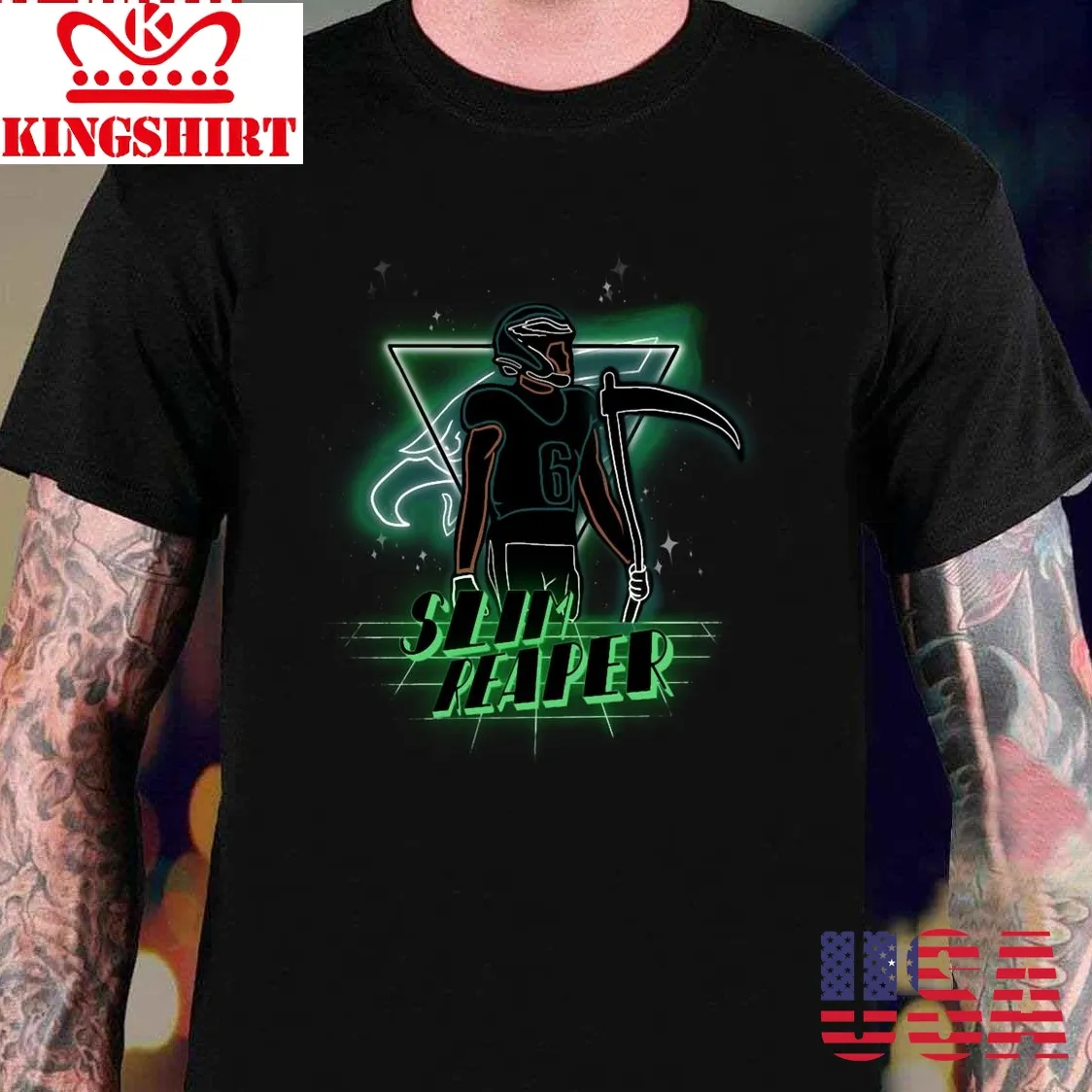 Retro Slim Reaper Devonta Smith Unisex T Shirt