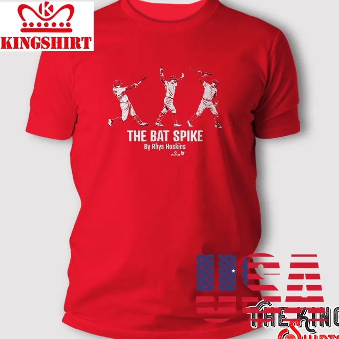 Rhys Hoskins Philadelphia Phillies The Bat Spike T Shirt