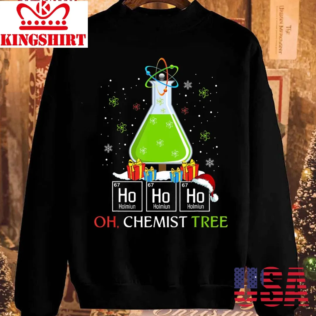 Science Christmas Oh Chemist Tree Chemistree Sweatshirt