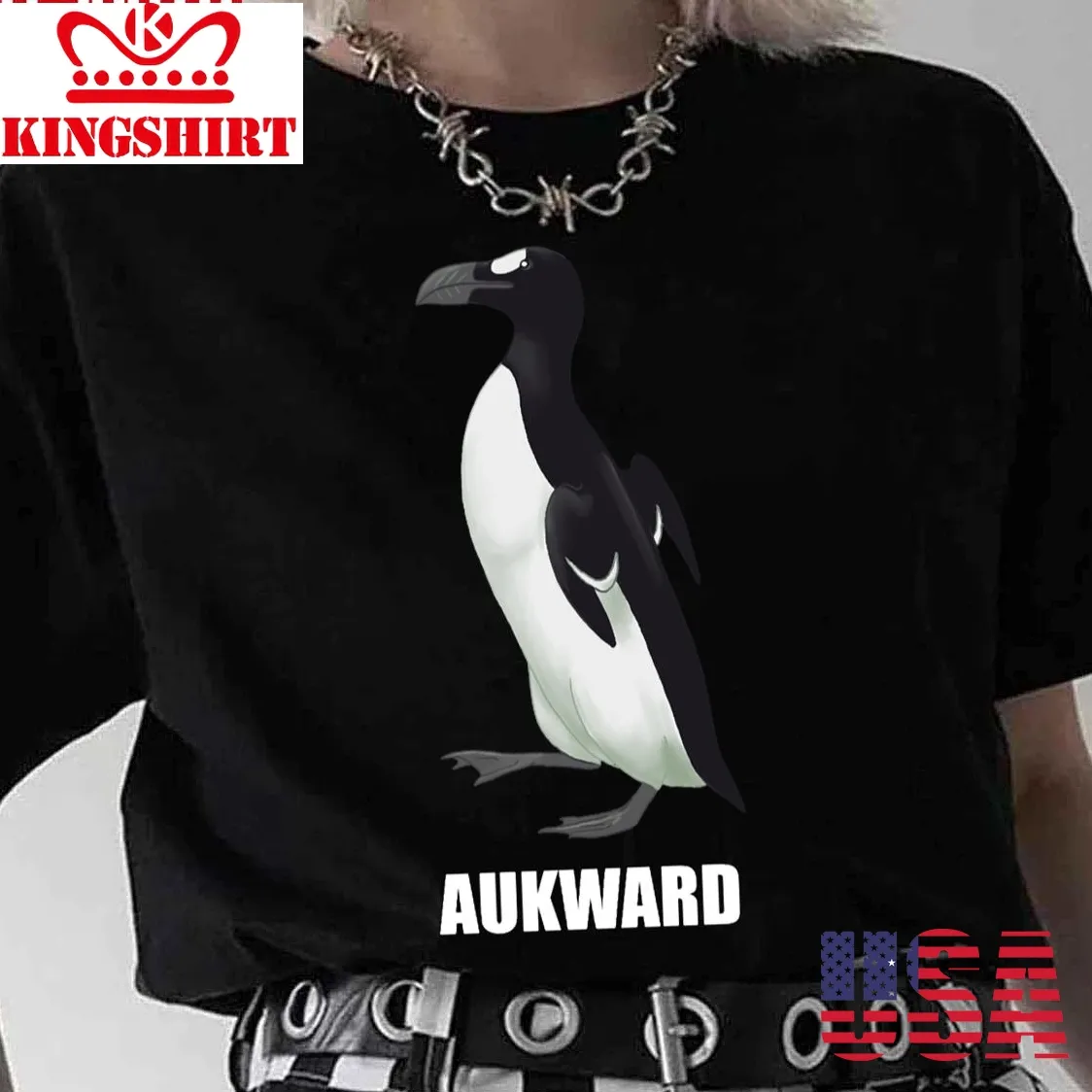 Socially Aukward Pinguinus Unisex T Shirt