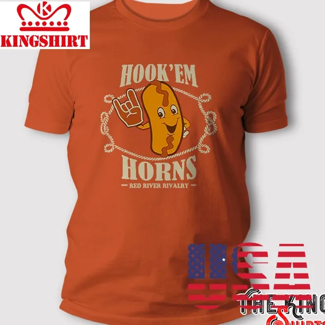 Texas Longhorns Hook Em Horns Red River Rivalry T Shirt