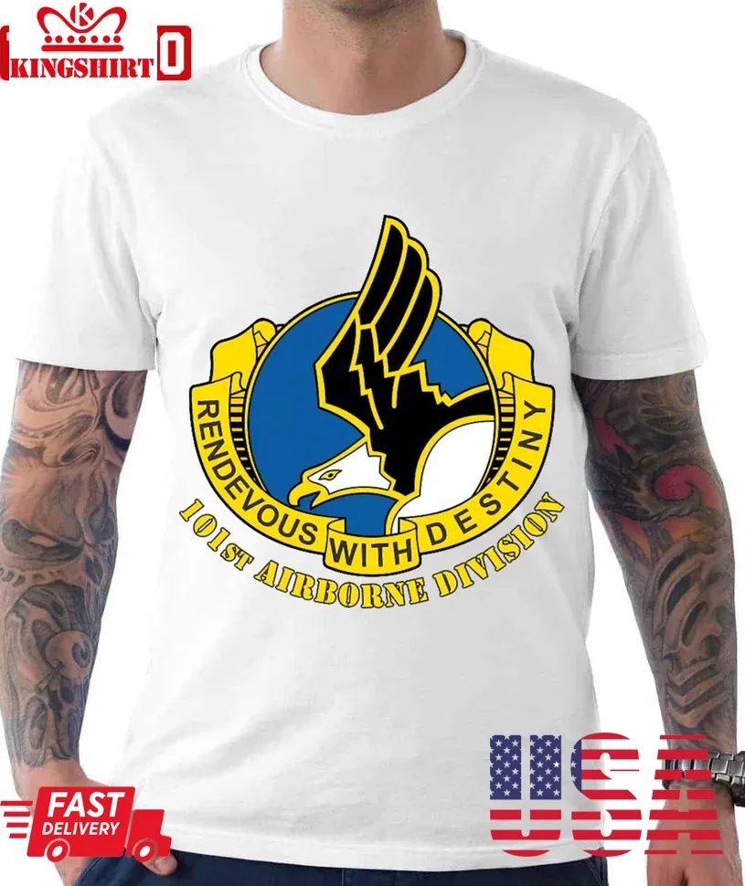 Love Shirt 101St Airborne Division Eagle Logo Unisex T Shirt Size up S to 4XL