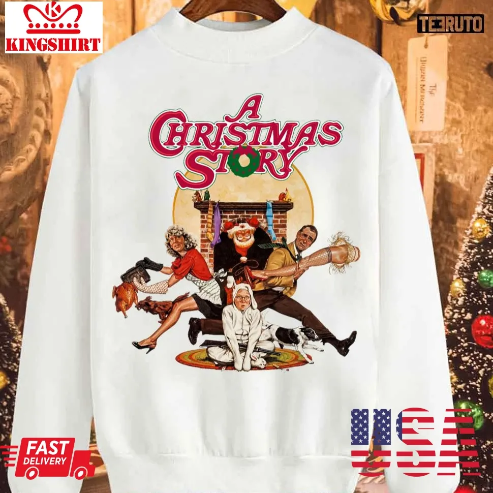 The cool A Christmas Story Group Shot Logo Sweatshirt Unisex Tshirt