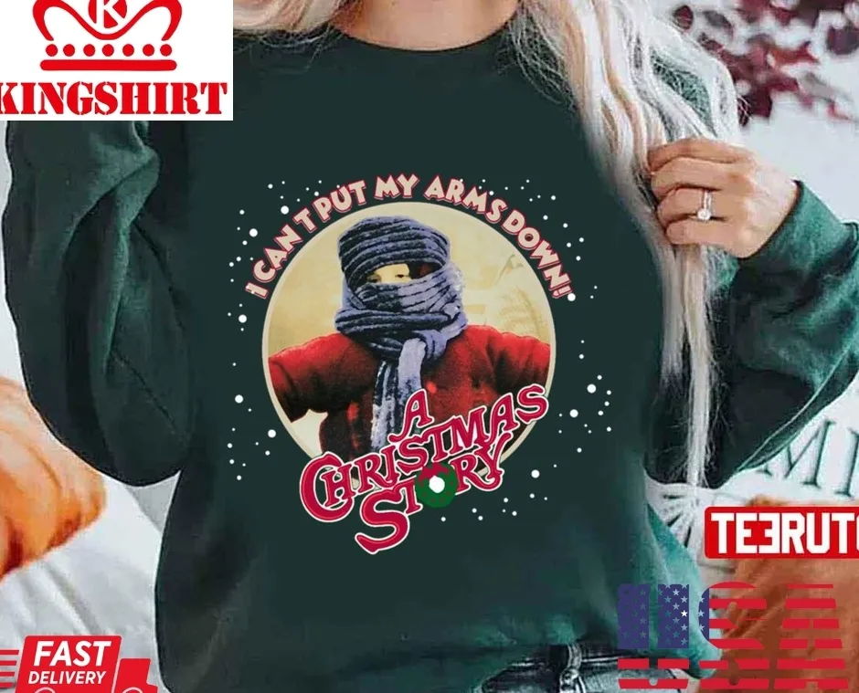 A Christmas Story Medium Green Randy Delta Unisex Sweatshirt