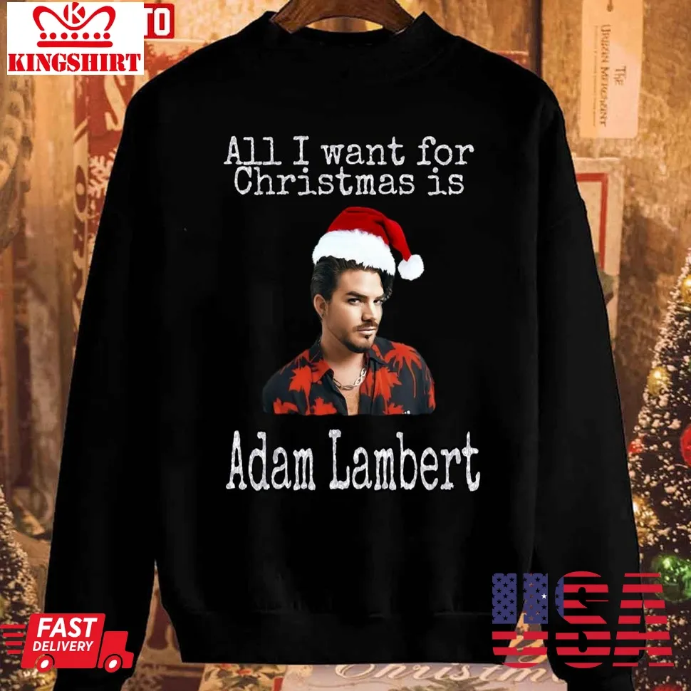 Hot Adam Lambert Christmas Sweatshirt TShirt