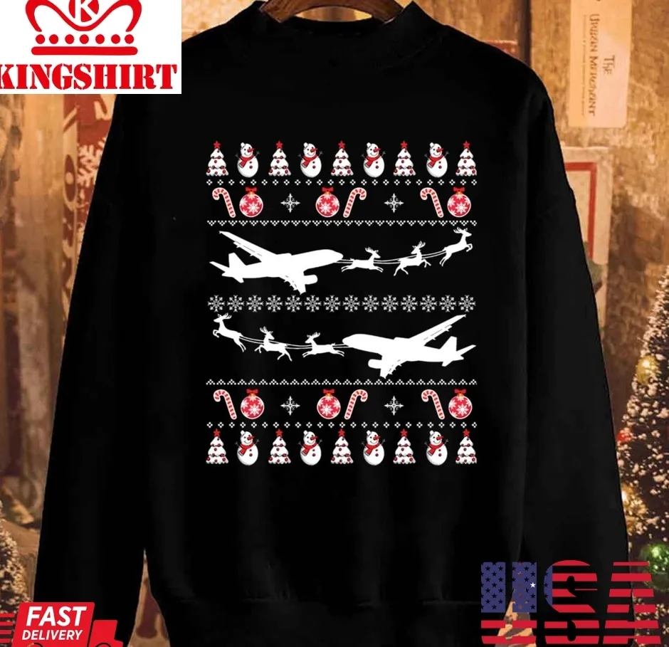 Aircraft Pilot Christmas Style Unisex Sweatshirt