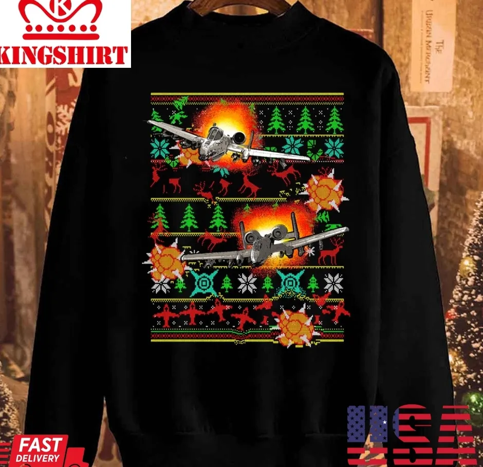 Aircraft War Christmas Unisex Sweatshirt