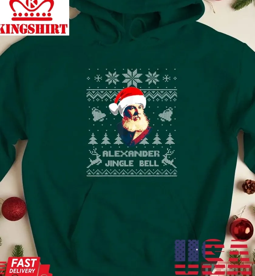 Alexander Jingle Graham Bell Christmas Holiday Xmas Vintage Unisex Sweatshirt