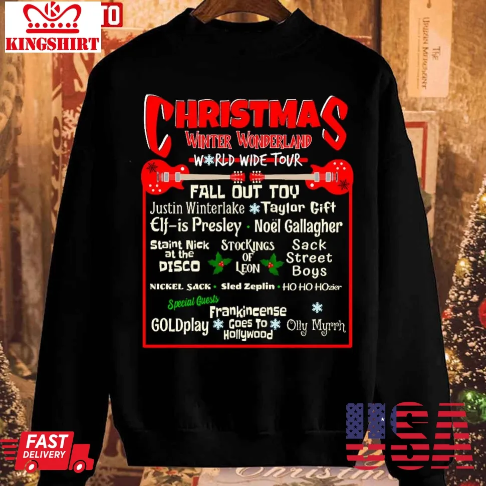 Awesome Alternative Music Music Christmas Unisex Sweatshirt Size up S to 4XL