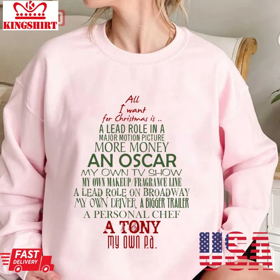 Best An Actor's Christmas Unisex Sweatshirt TShirt