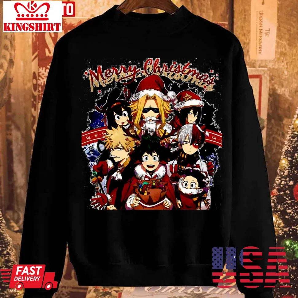 Vote Shirt Anime Christmas Demon Slayer Fanart Unisex Sweatshirt Unisex Tshirt