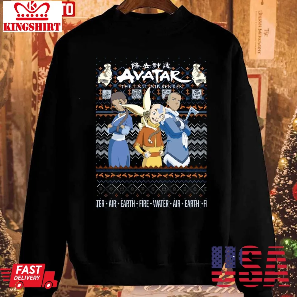 Hot Avatar The Last Airbender Christmas Sweatshirt TShirt